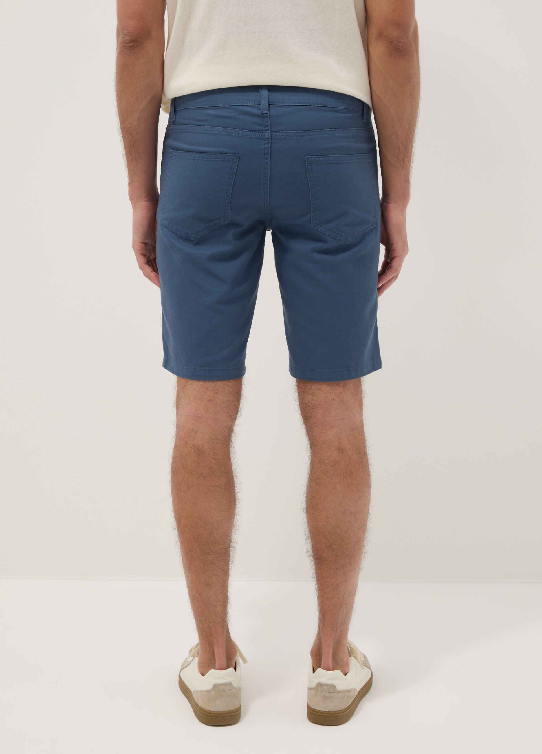 Blue pure cotton shorts
