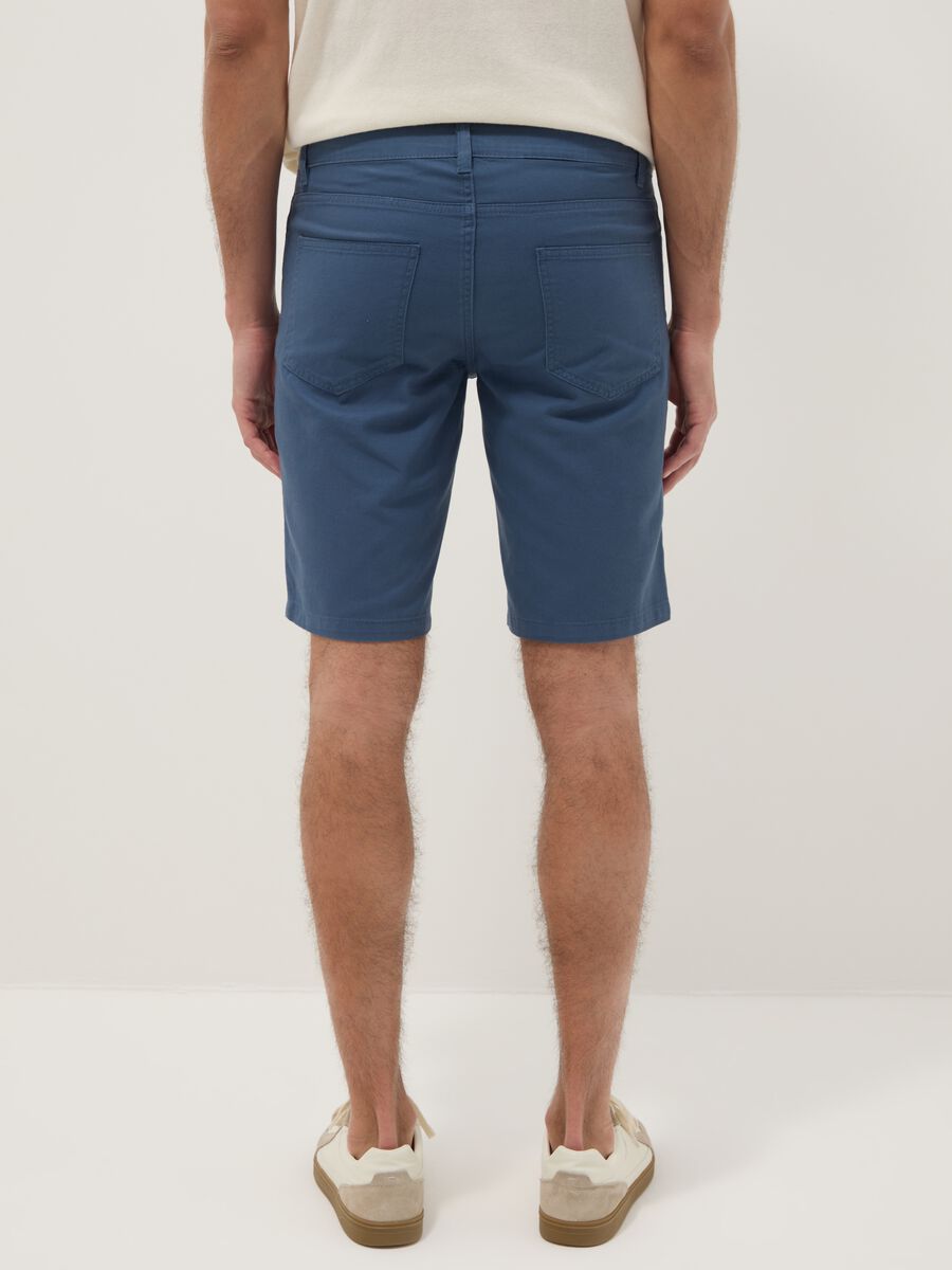 Blue pure cotton shorts_3