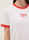 White pure cotton T-shirt regular fit with red trims_3