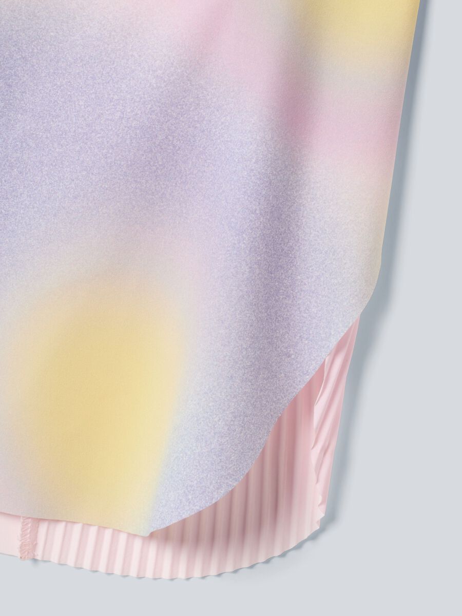 Plissiertes technisches Sporttop ALTAVIA COURT mit Tie-Dye-Effekt_7