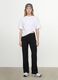 White oversized pure cotton short-sleeve T-shirt_2