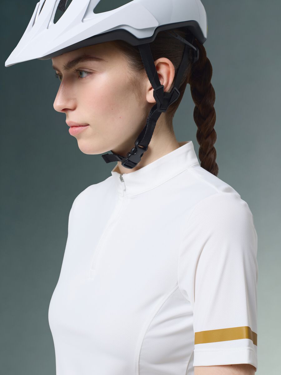 Wei&szlig;es ALTAVIA BIKE Funktions-T-Shirt aus Stretchgewebe_3
