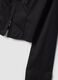 Camisa preta justa com fecho de correr integral_8