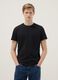 Black pure cotton short sleeve T-shirt regular fit_0