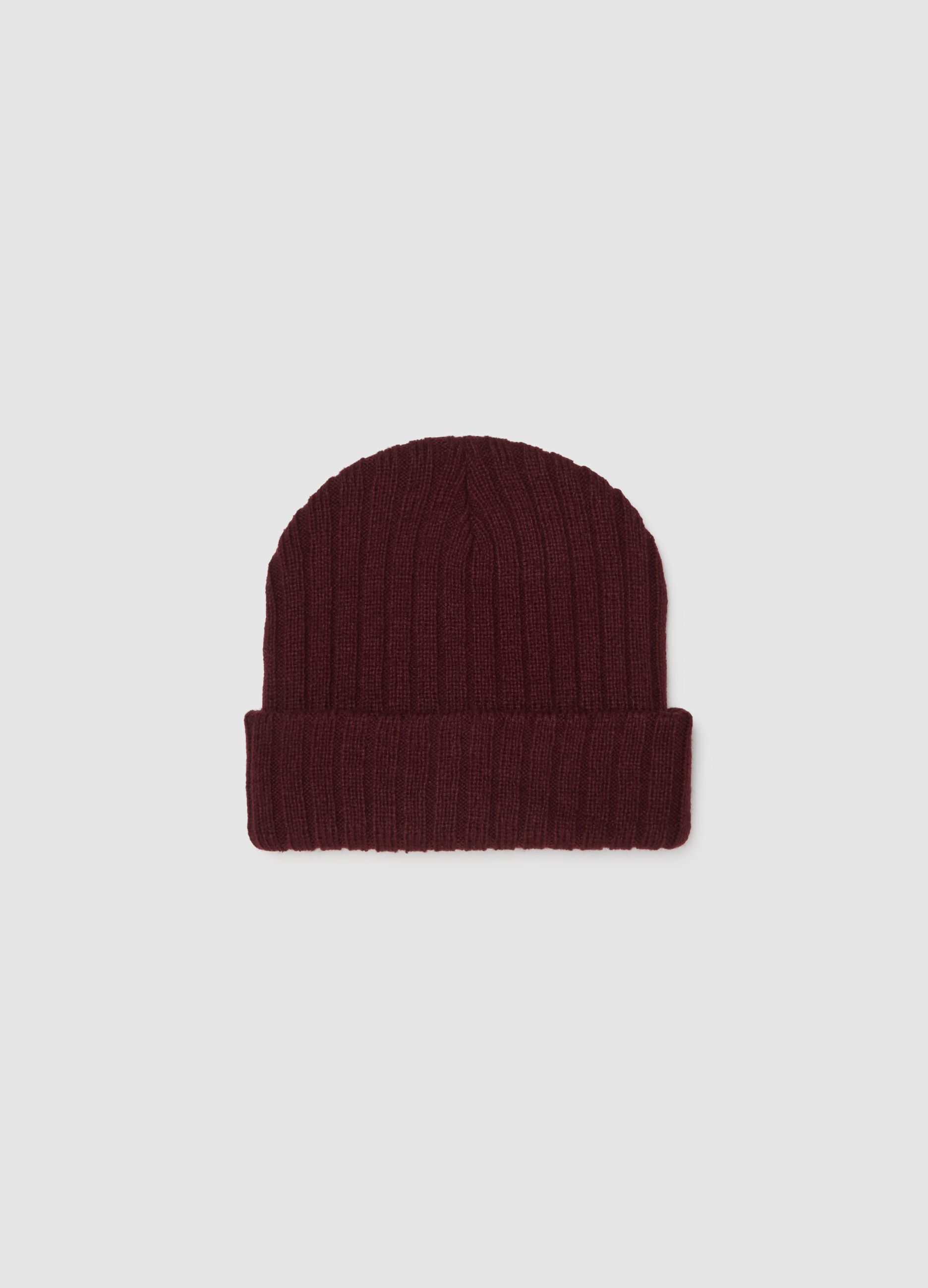 Heavy Knit Brown Beanie