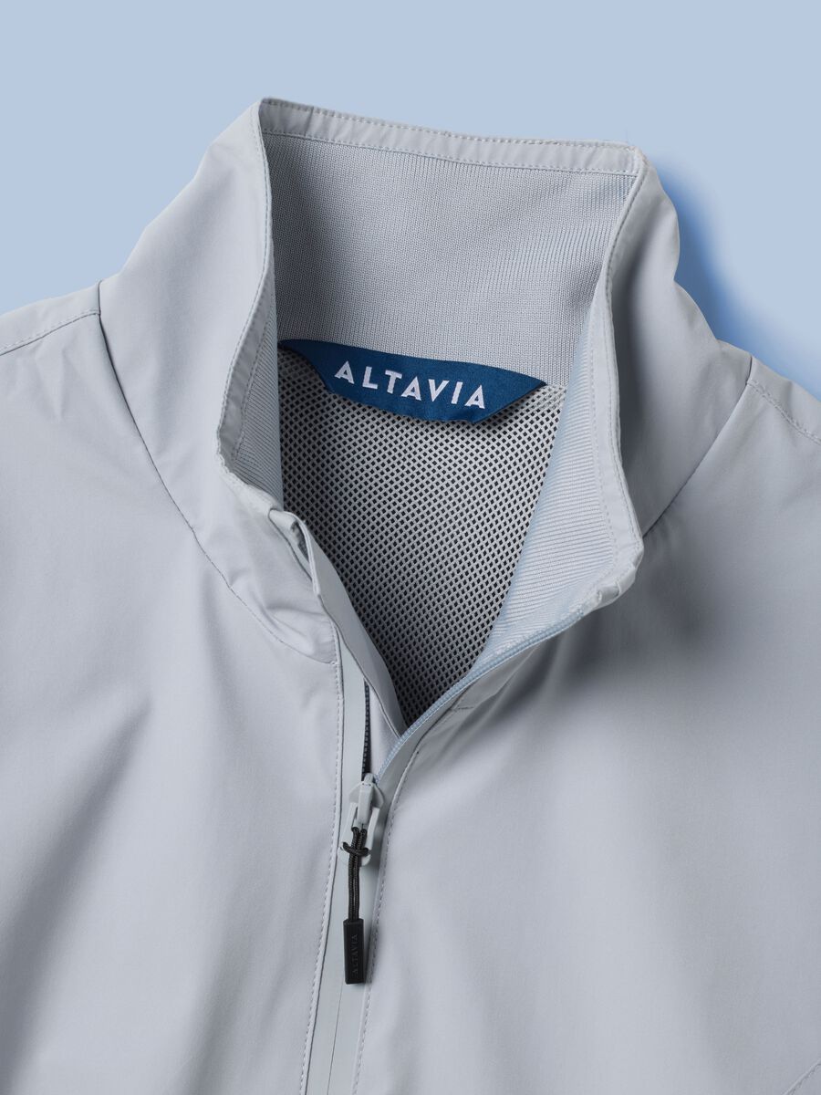 Casaco desportivo corta-vento cinzento ALTAVIA SAILING com fecho_6