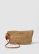 Bag in pure beige paper fabric with shoulder strap_1