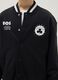 Children's regular fit black cotton-blend jacket with Celtics embroidery_2
