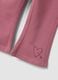 Lila Schlagleggings aus elastischem Bio-Baumwollmix mit Herzprint f&uuml;r Baby-M&auml;dchen_2
