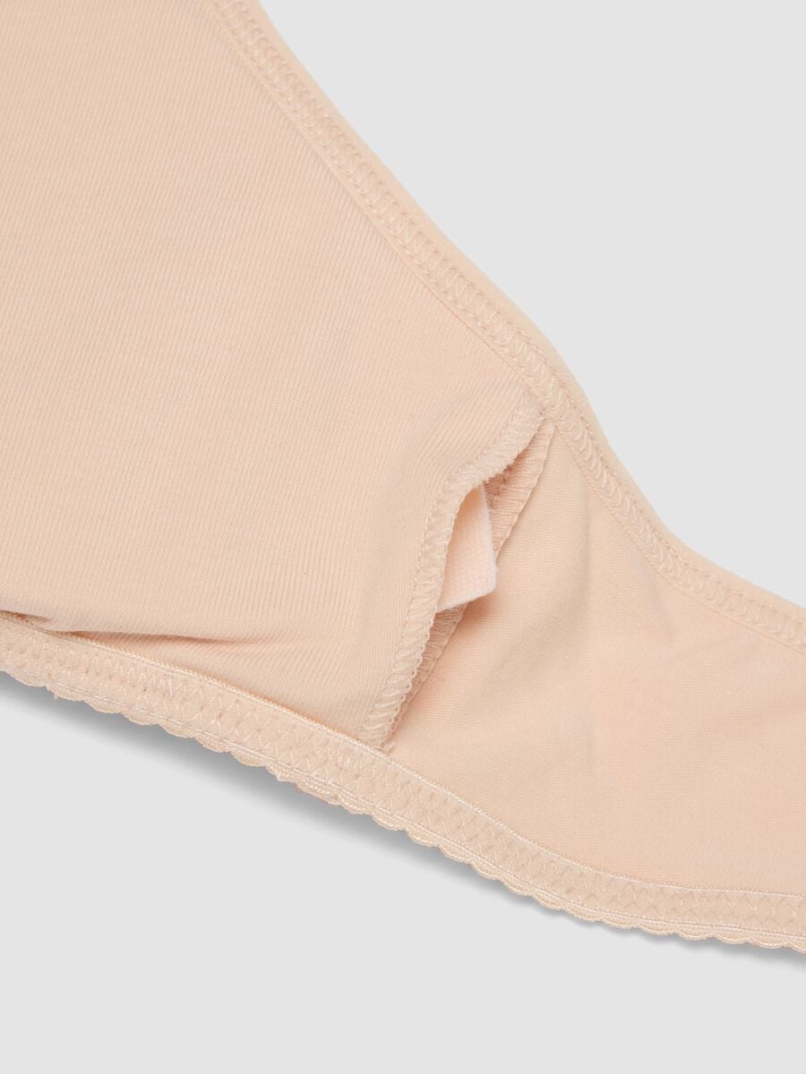 Beiger BH aus elastischer Bio-Baumwolle f&uuml;r M&auml;dchen_3