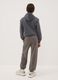 Cal&ccedil;as jogger cinzentas em algod&atilde;o puro, corte oversized, para rapaz_2