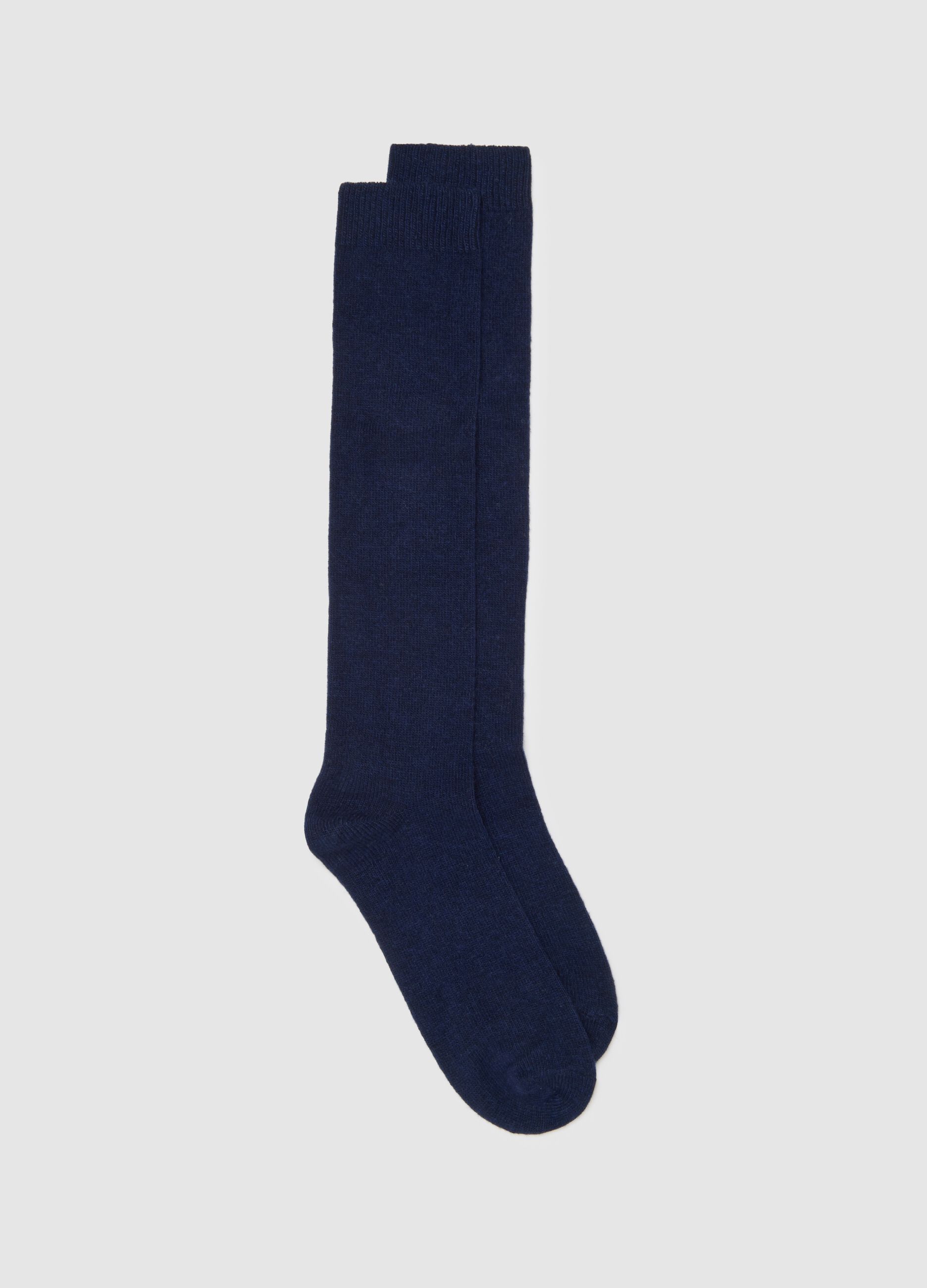 Blue Long Socks