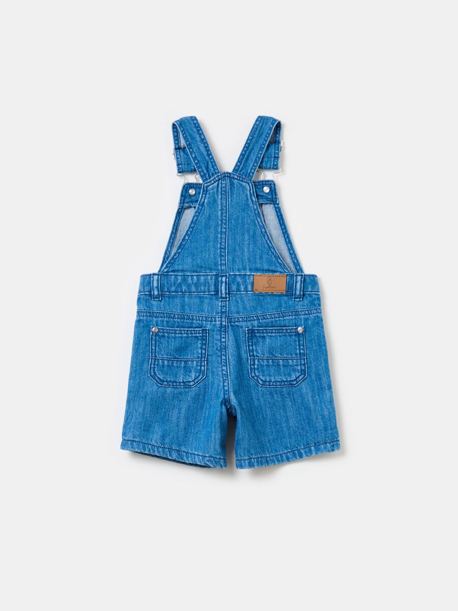 Denim dungarees with pockets_1