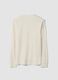 T-shirt bianca in puro cotone girocollo regular fit_2