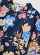 Blaues Oberteil aus Stretch-Baumwolle mit Blumenmuster_5