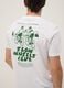 Wei&szlig;es T-Shirt aus reiner Baumwolle mit Print, Regular Fit_3