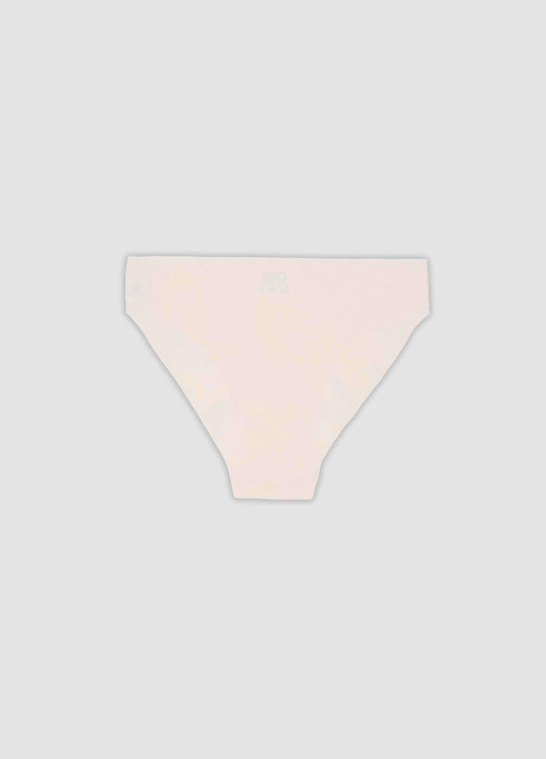 Rosa Slip aus Stretchmaterial mit Regular-Bund