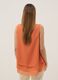 Orange Sleeveless Maternity Blouse_2