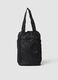 Black foldable sports bag with double handles_0