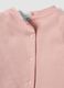 Pink organic cotton baby girl sleepsuit with Stitch print_3