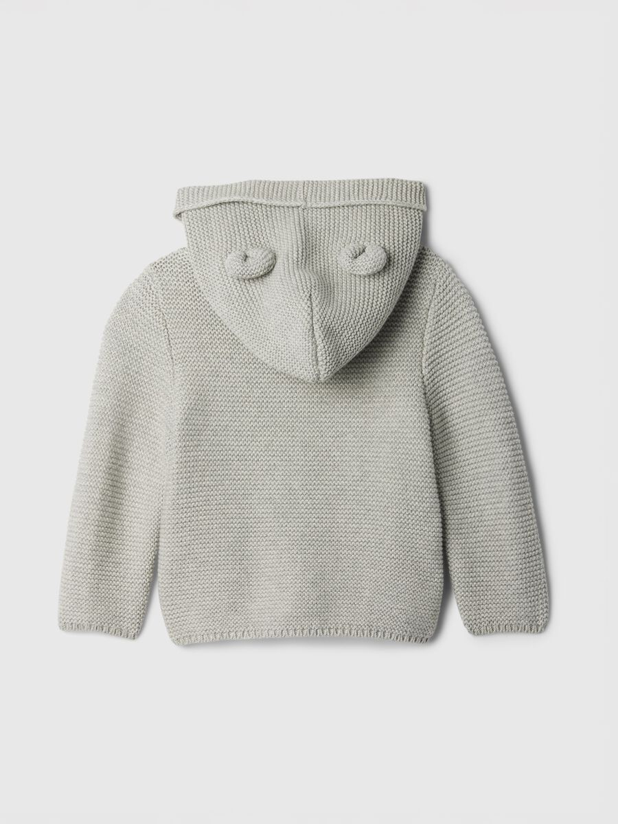 Pure Cotton Hoodie Cardigan_1