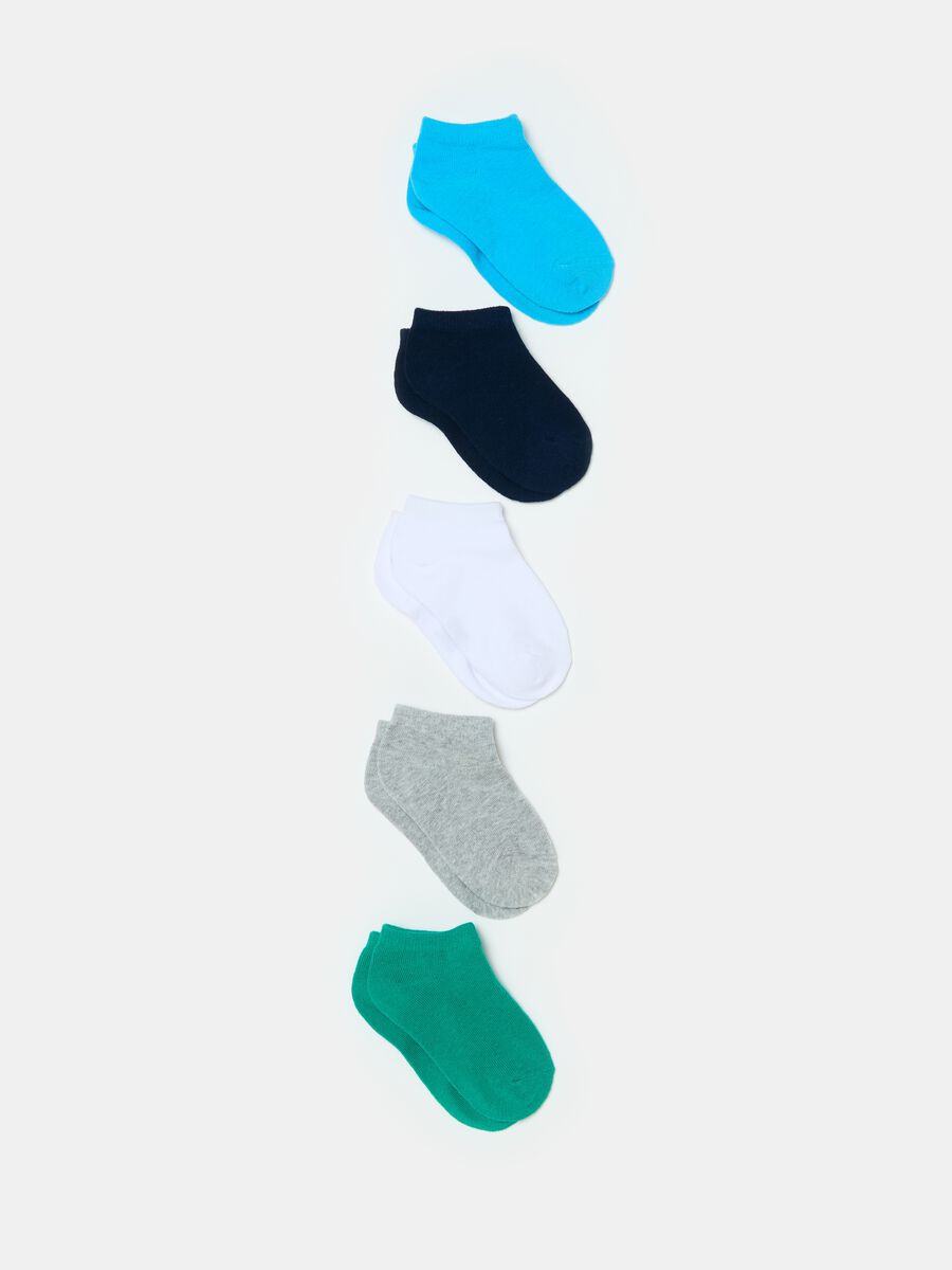 Pack cinco calcetines invisibles de algodón orgánico_0