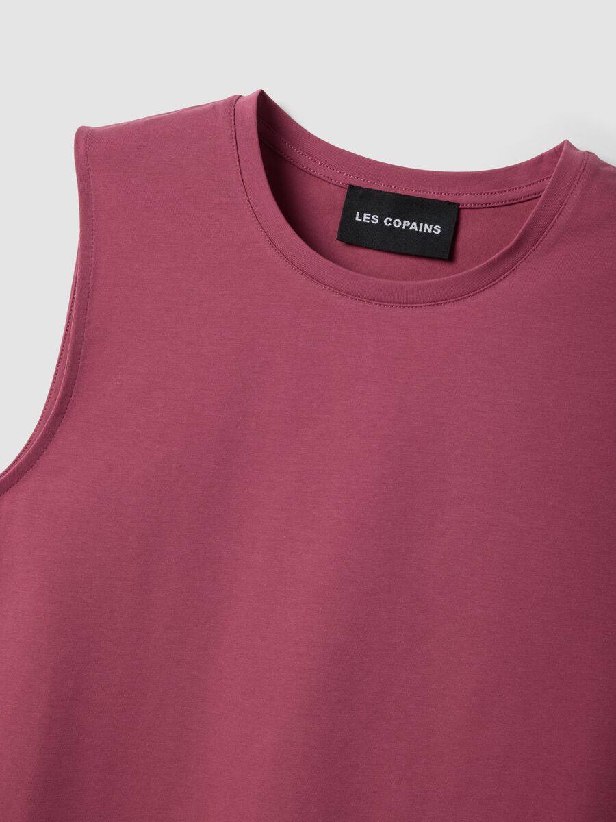 Rosa Tanktop aus Baumwollmix_5