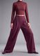 Pantaloni sportivi viola in tessuto elasticizzato wide leg ALTAVIA STUDIO ALTAVIA STUDIO_2