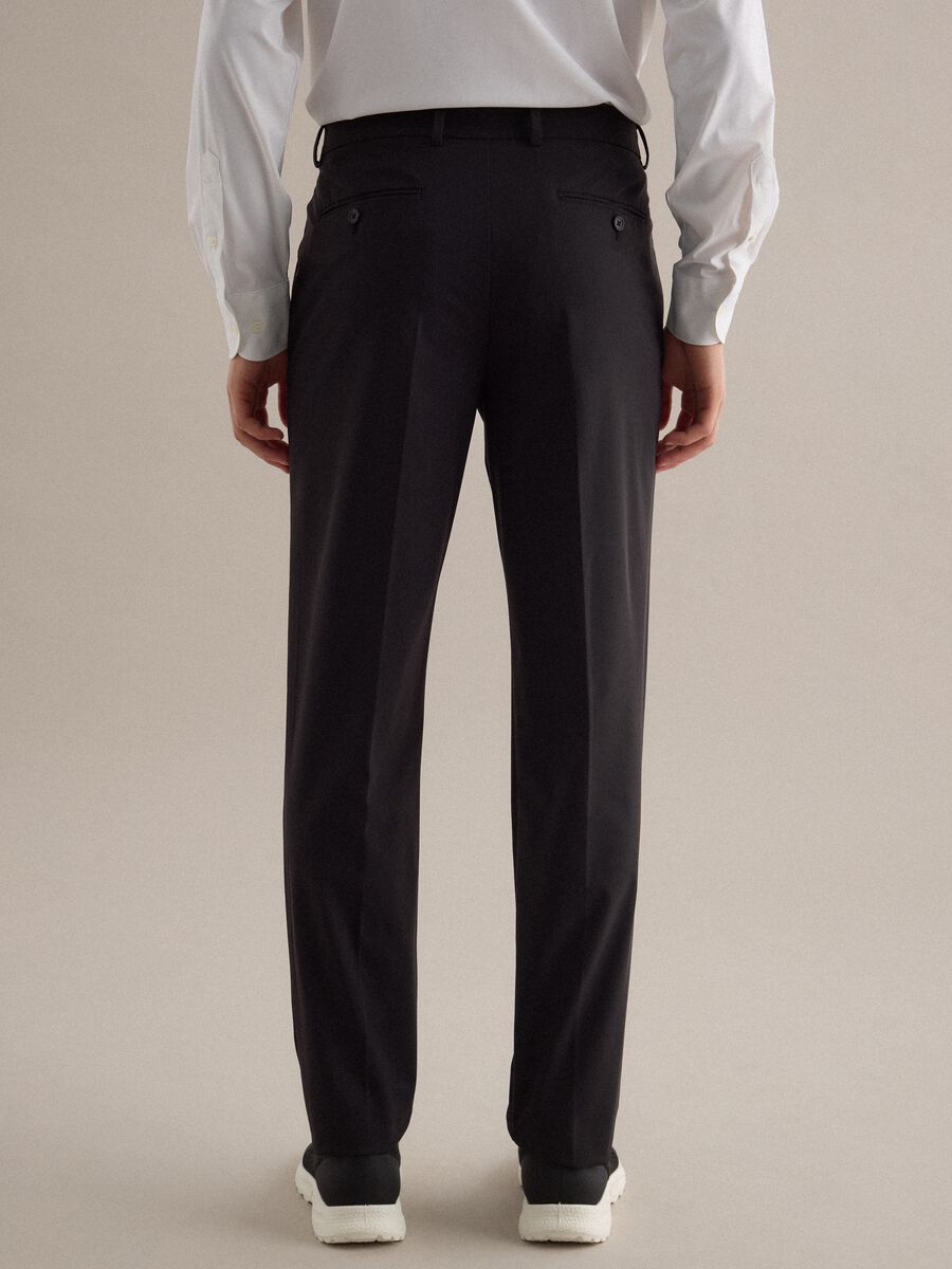 Black formal trousers regular fit_2