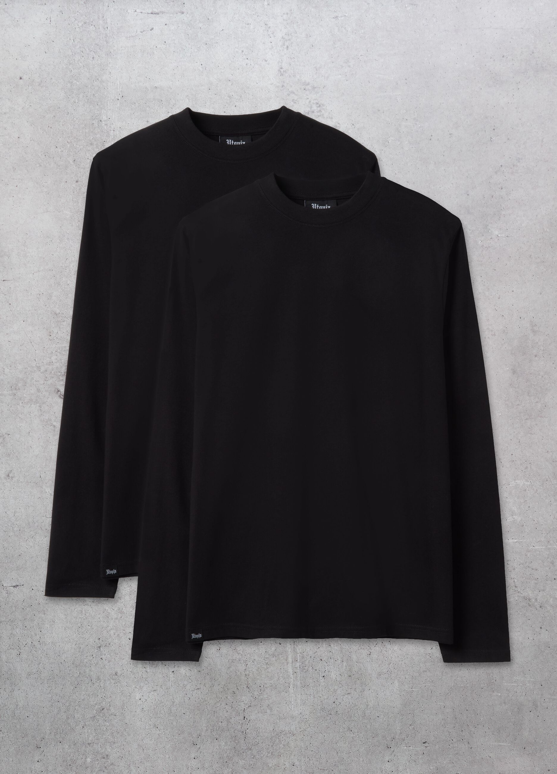 Everyday Longsleeve Twin Pack Black