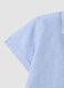 Boys&rsquo; light blue striped linen-cotton blend shirt, regular fit_3
