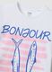 White pure cotton T-shirt with front print, regular fit_1