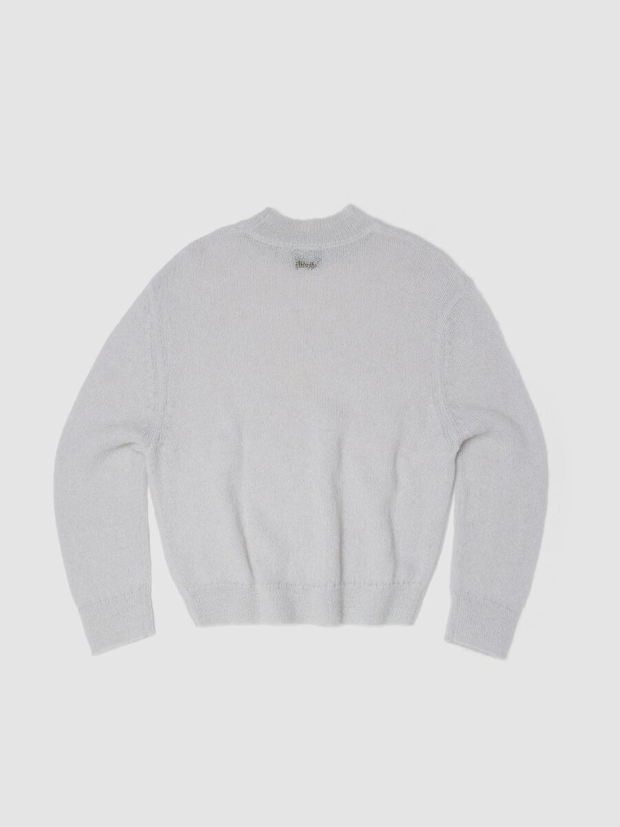 Mohair Crew Neck Light Beige_1