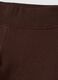 Brown flared stretch-cotton trousers_1