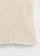 Wei&szlig;er Pullover mit transparenten langen &Auml;rmeln_5