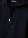 Blue cotton-blend sweatshirt with crew neck and hood_1