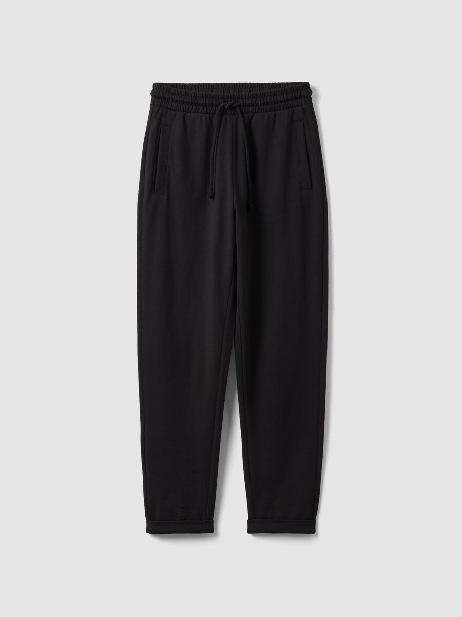 &Mu;&alpha;ύ&rho;&omicron; jogger &pi;&alpha;&nu;&tau;&epsilon;&lambda;ό&nu;&iota; &alpha;&pi;ό 100% &beta;&alpha;&mu;&beta;ά&kappa;&iota;, regular fit_4