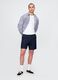 Blue Linen and Cotton Shorts by Gap_0