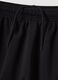 Black cotton-blend Bermuda shorts with elasticated waist_5