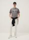 Camiseta gris de puro algod&oacute;n, ajuste regular con estampado de Brooklyn Nets_1
