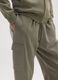 Green cotton blend cargo trousers with pockets_3