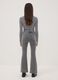 Girls&rsquo; grey flared jeggings in stretch cotton_1