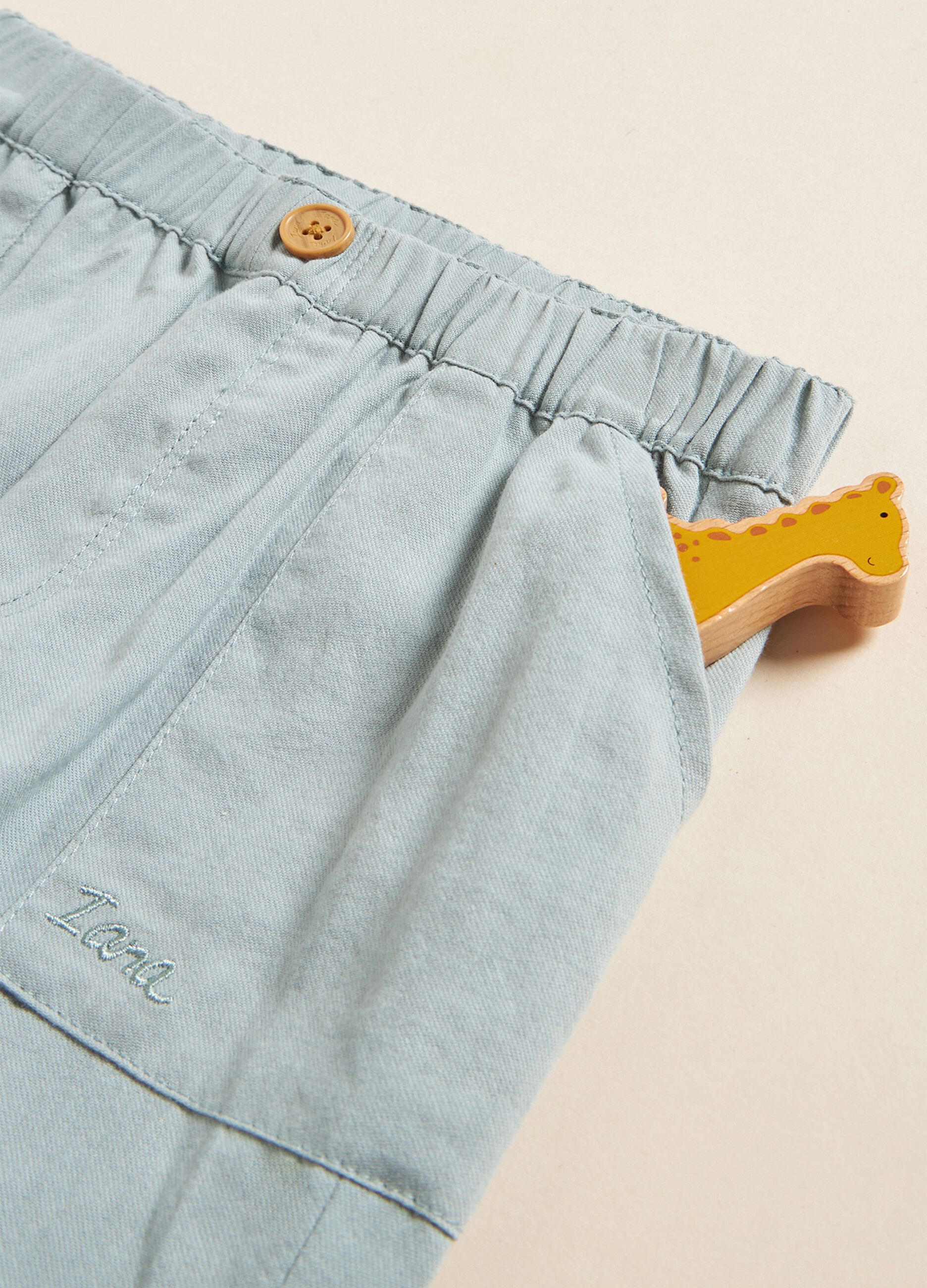 IANA trousers in 100% cotton twill