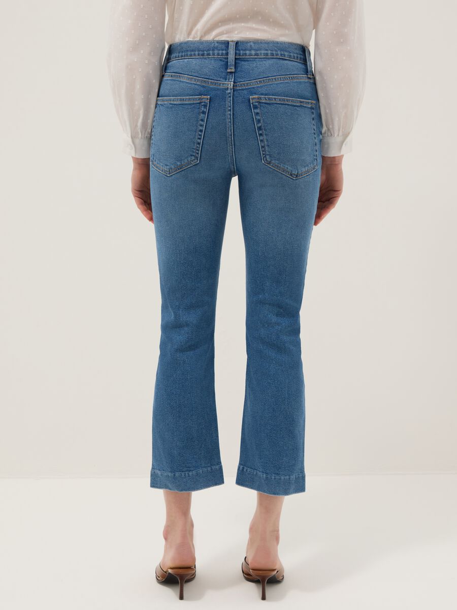 Bootcut jeans in blue stretch denim cotton_2