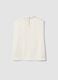 White stretch high-neck top_5