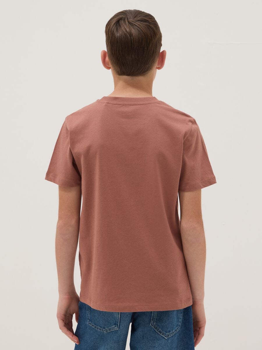 Camiseta verde de manga corta en puro algod&oacute;n org&aacute;nico_1