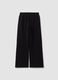 Black cotton-blend straight-fit joggers_5