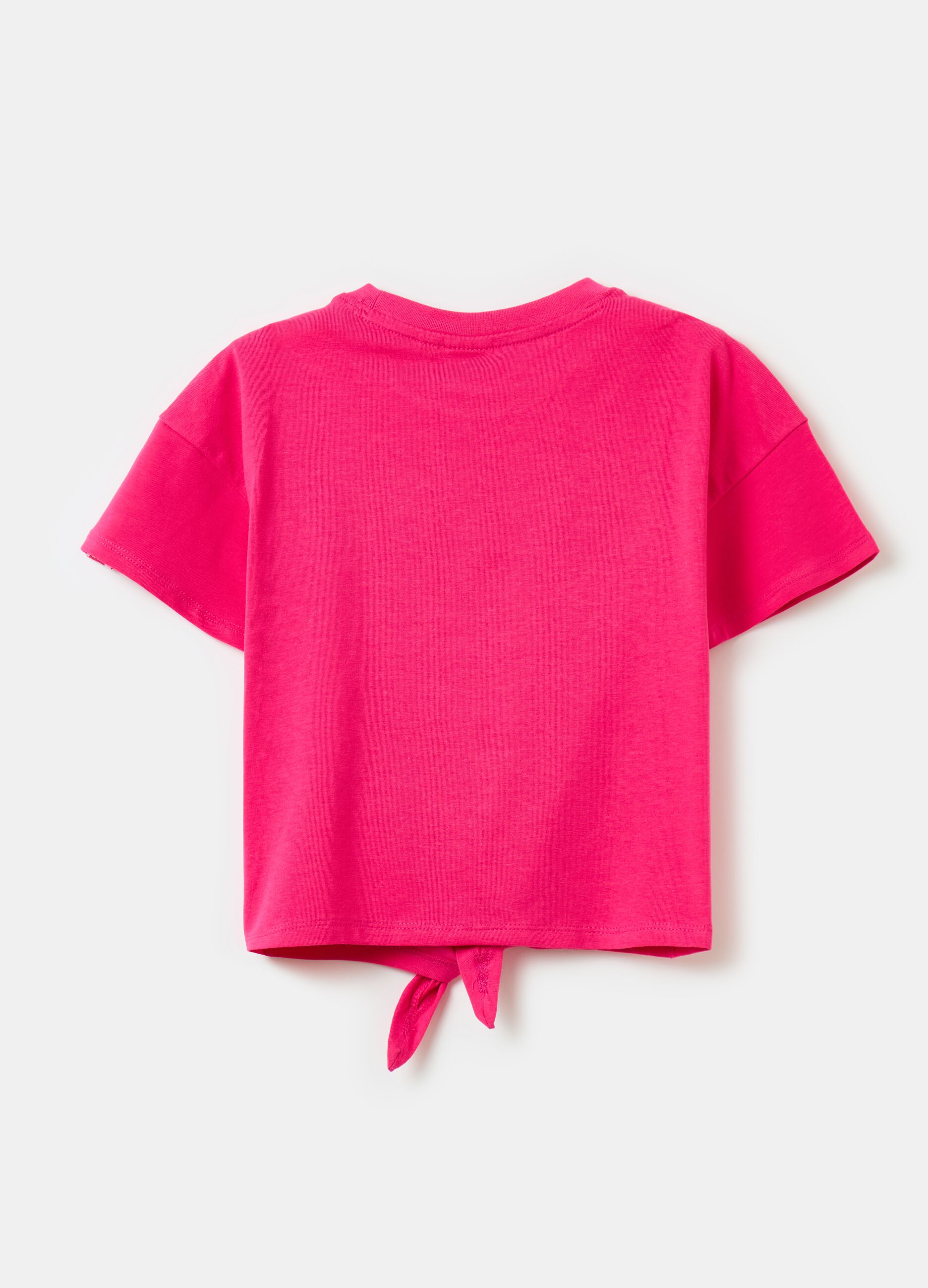 T-shirt with knot and logo print