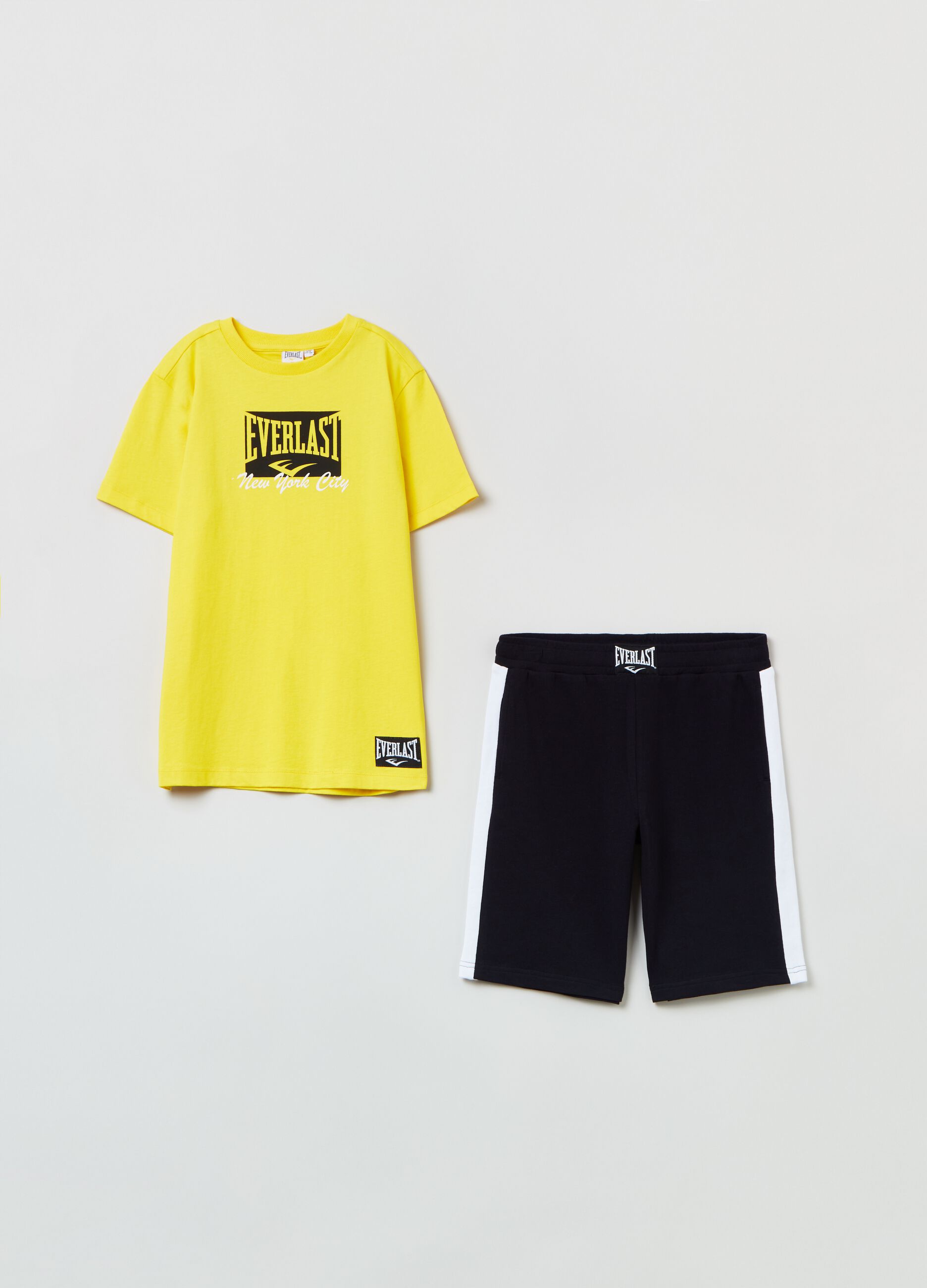 Pack jogging camiseta y shorts Everlast