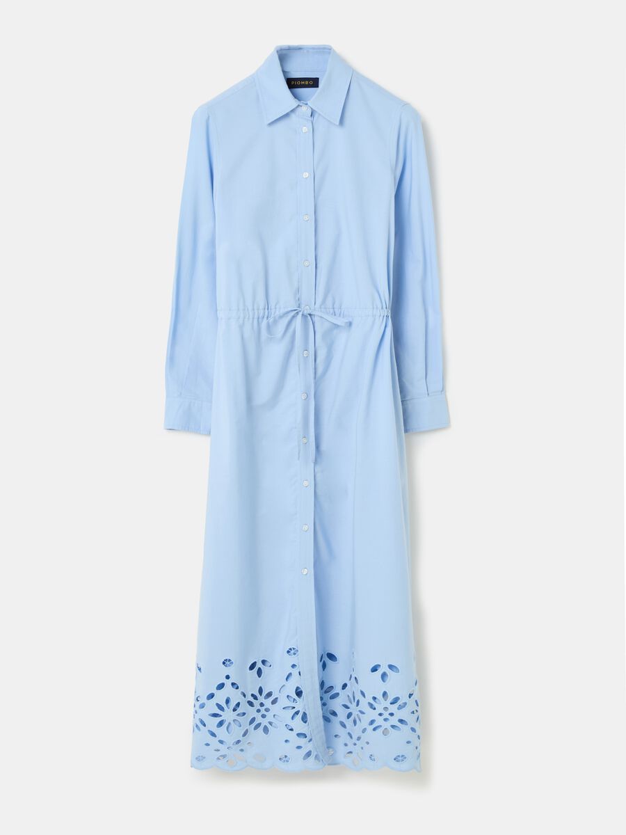 Long shirt dress with broderie anglaise hem_3
